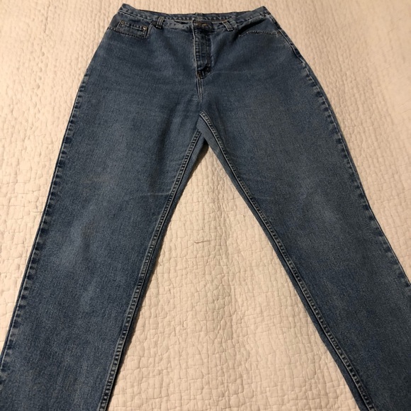 CLEARANCE Vintage Member’s Mark 90’s High Waist Tapered Leg size 14 Mom Jeans - Picture 2 of 6